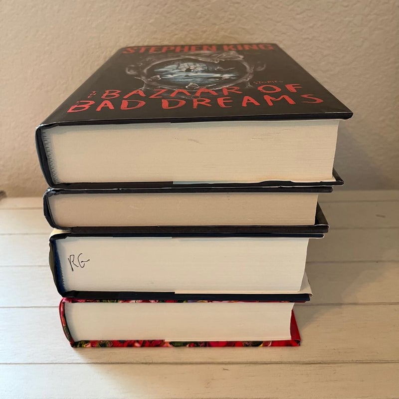 Stephen King Books Lot of 4 Hardcover Duma Key Bazaar Lisey Full Dark