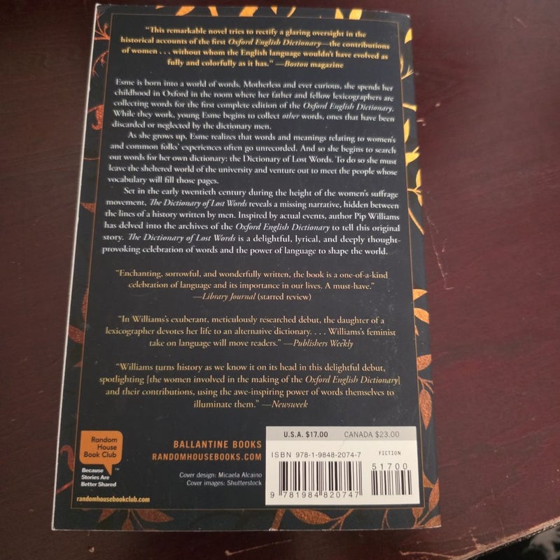 The Dictionary of Lost Words