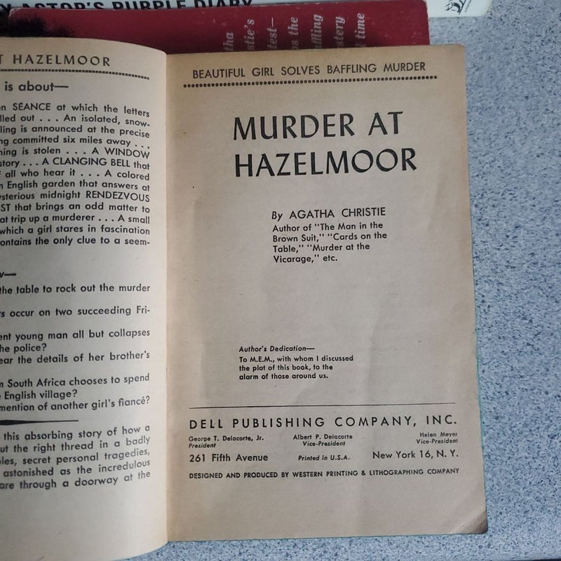 Murder at Hazelmoor