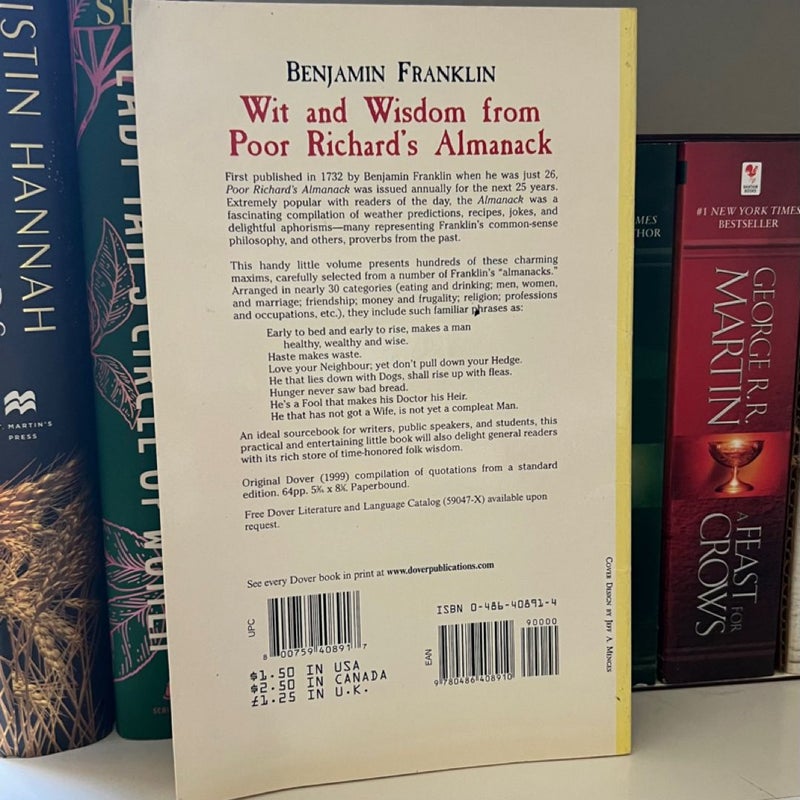 Wit and Wisdom from Poor Richard's Almanack