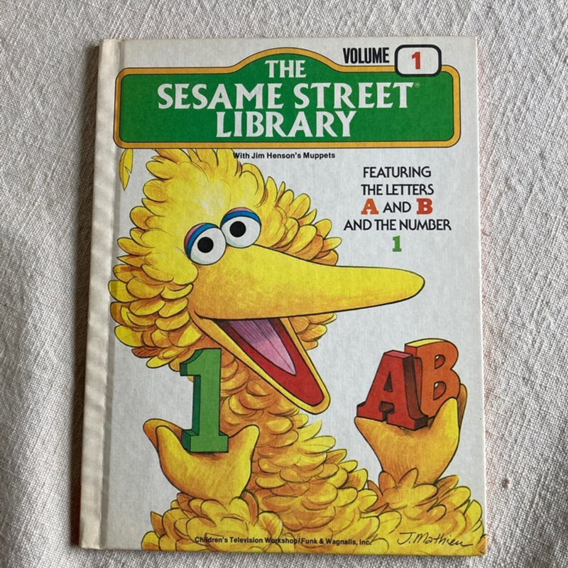 The Sesame Street Library Volume 1 Hardcover 1978