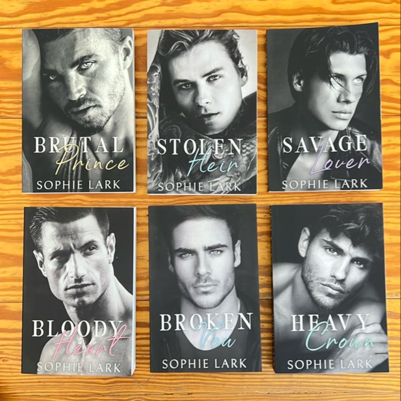 Brutal Prince series OOP covers (signed by author)