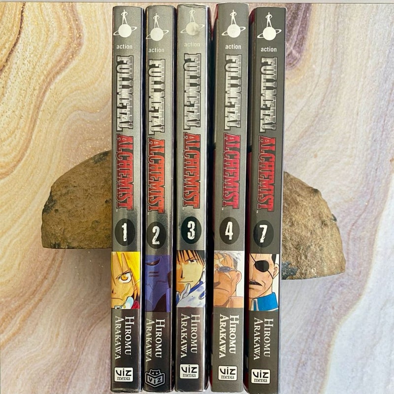 Fullmetal Alchemist, Vol. 1-4 & 7