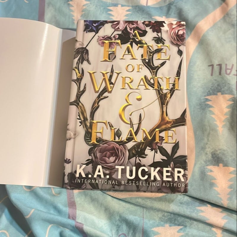 A Fate of Wrath & Flame limited edition signed bookplate popular KA Tucker