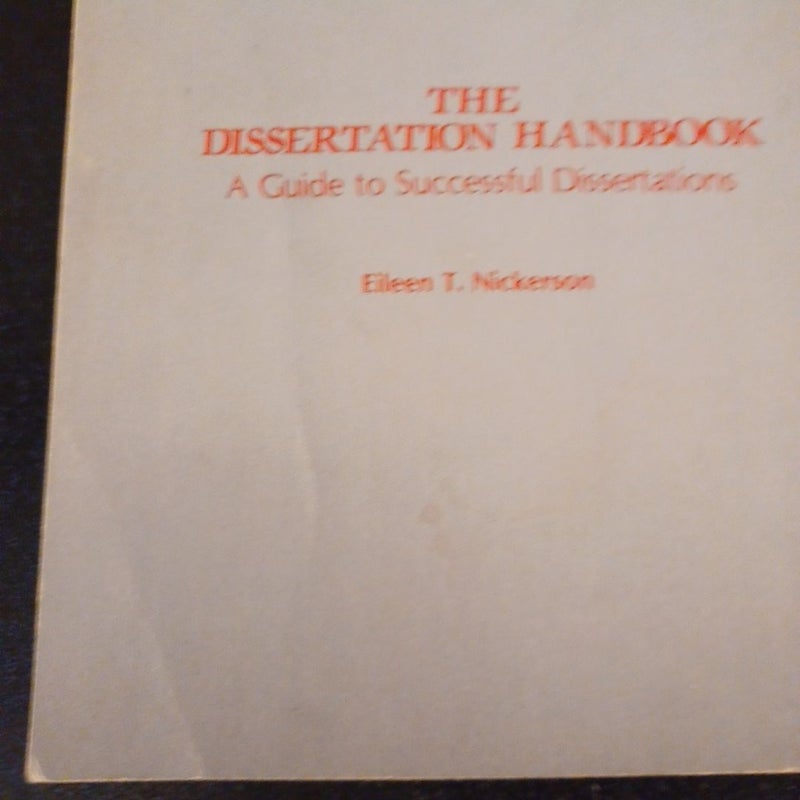 Dissertation Handbook