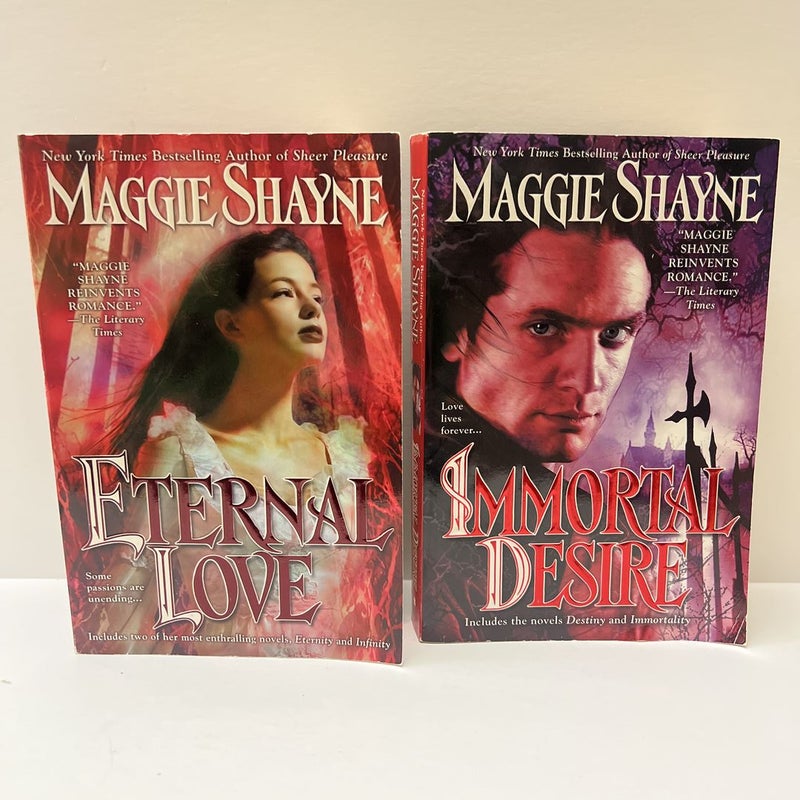 The Immortals(2 Book) Series Bundle: Eternal Love: Book 1- Eternity & Book 2-Infinity) & Immortal Desire (Book 3 -Destiny Book 4-Immortality)