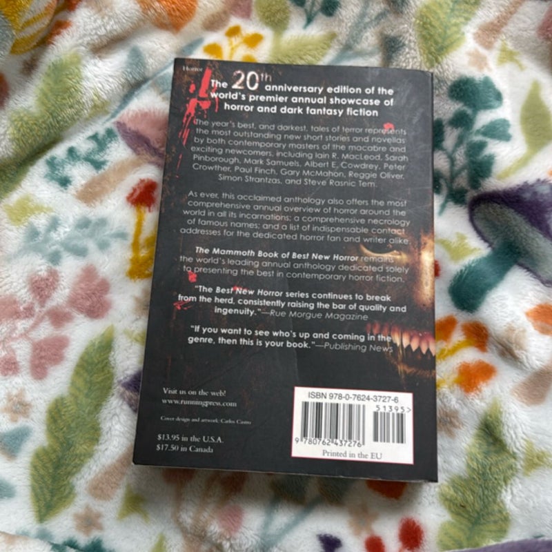 The Mammoth Book of Best New Horror 20