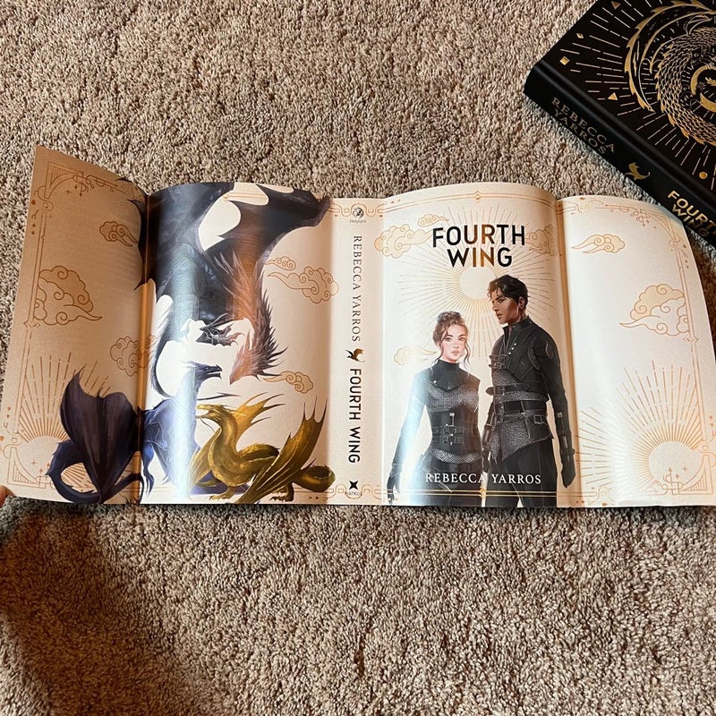 Fairyloot Fourth Wing and Iron Flame