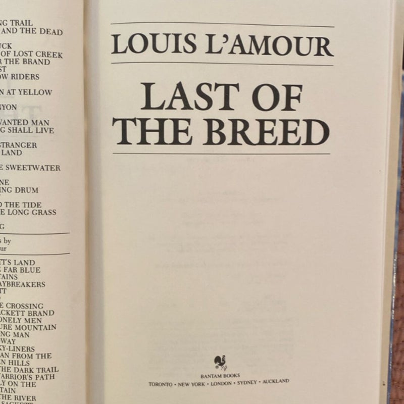 Last of the Breed