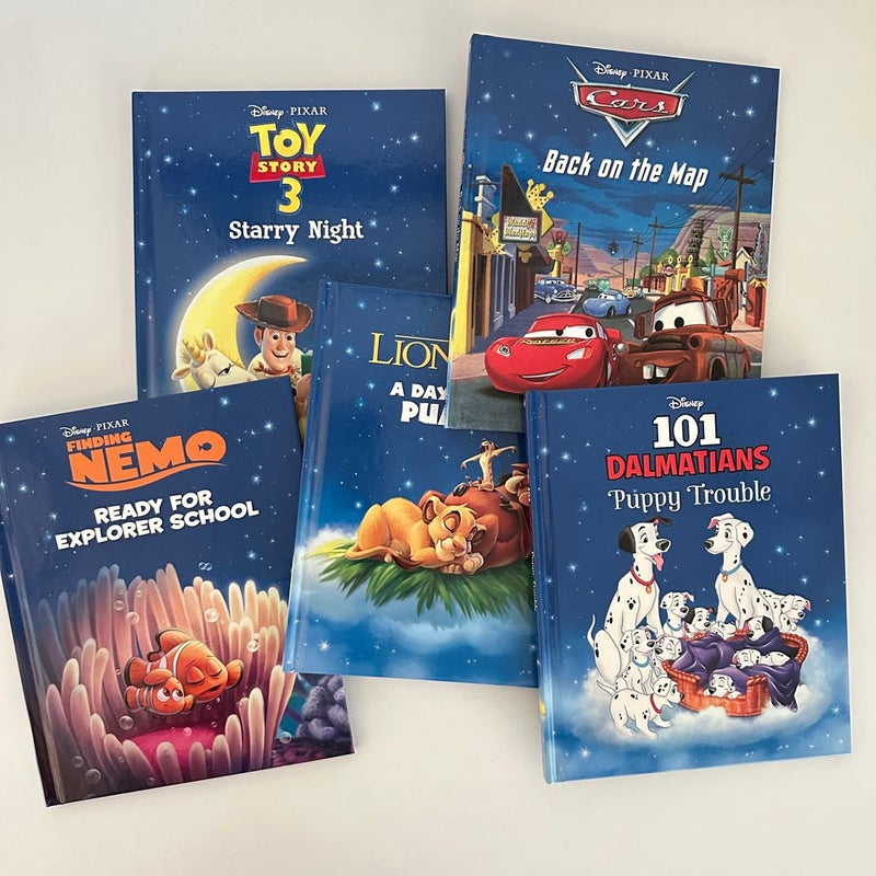 Disney 5-Minute Bedtime Stories Book Box Set, 12 Books