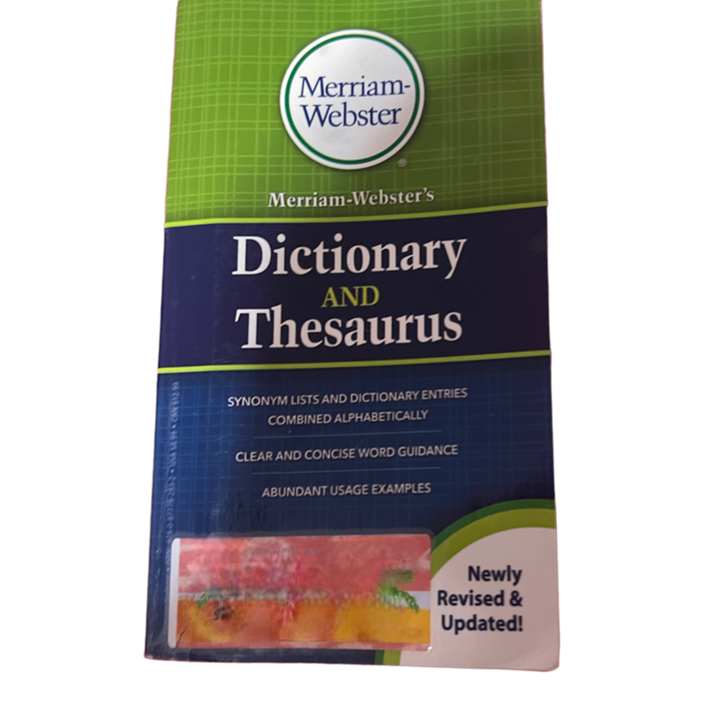 Merriam-Webster's Dictionary and Thesaurus