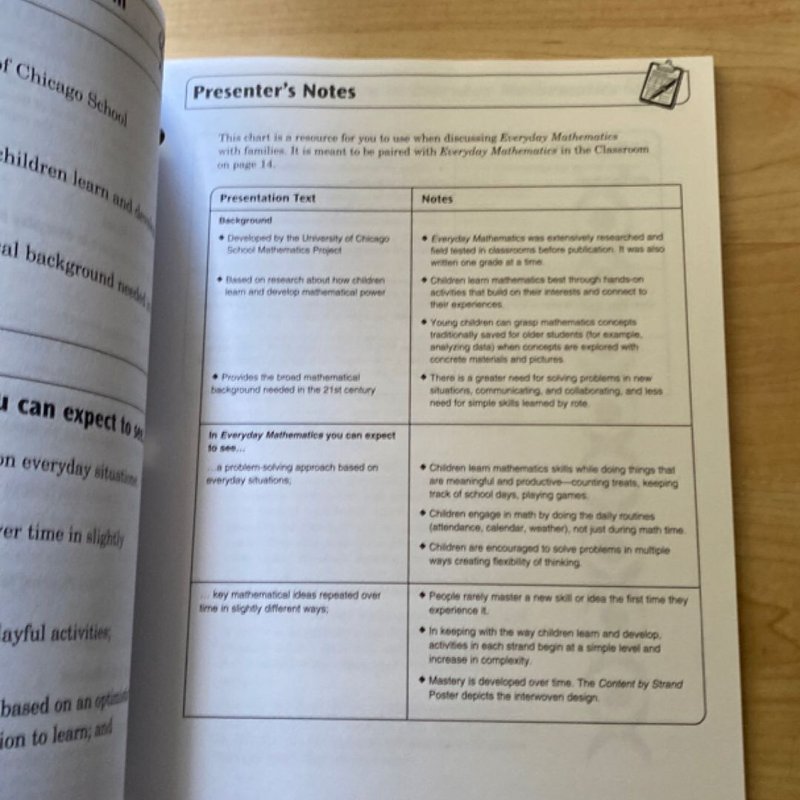 Everyday Math Grade Pre-K by Bell