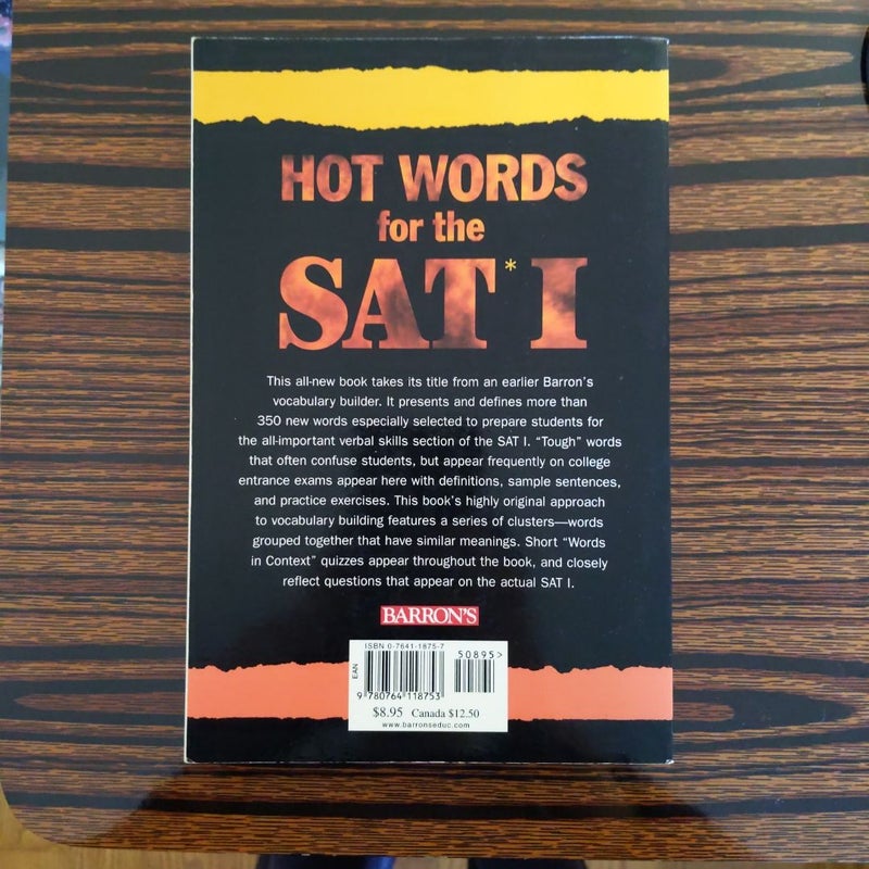 Hot Words for the SAT