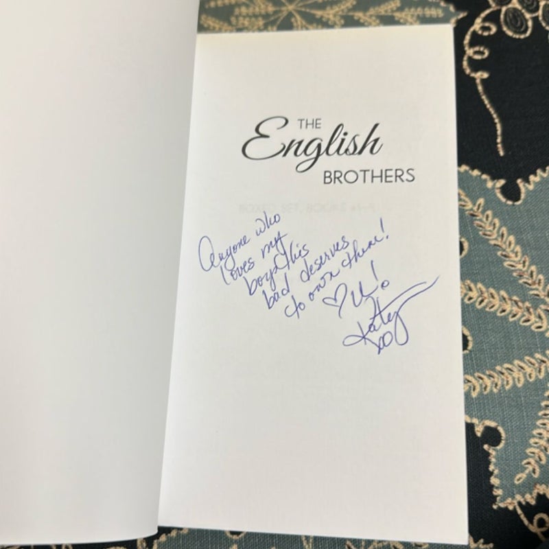 The English Brothers Boxed Set, Books #1-4