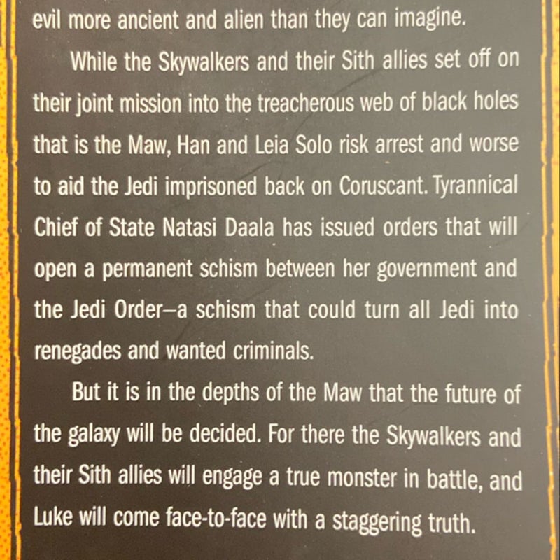 Star Wars Fate of the Jedi: Allies (First Edition First Printing)