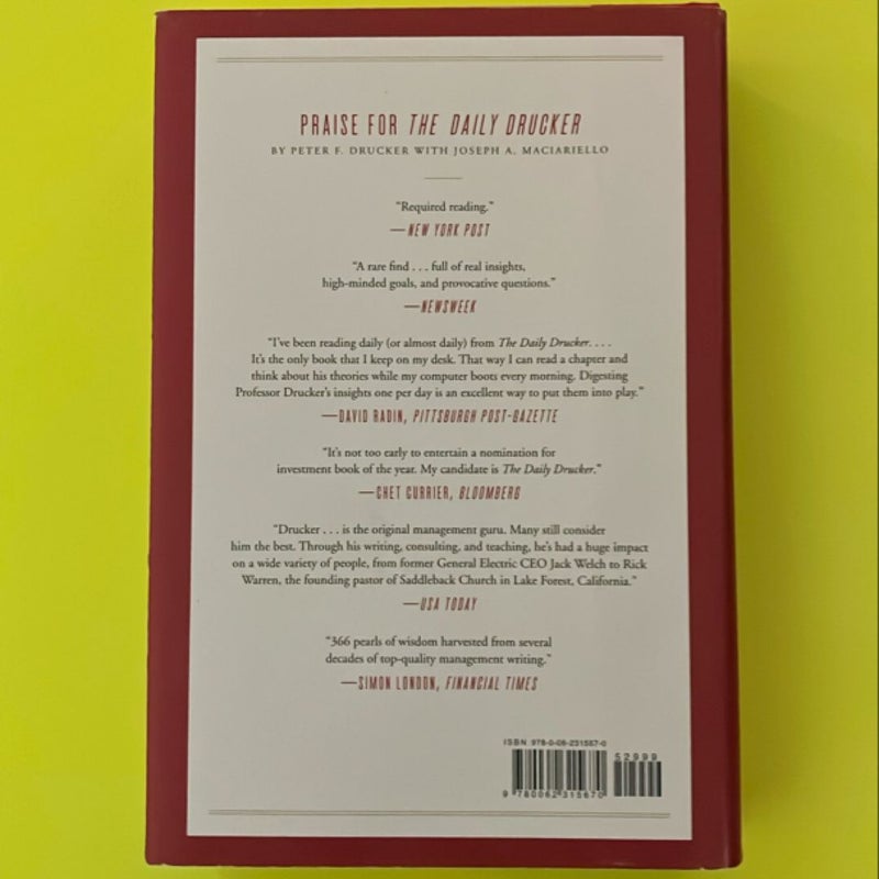 A Year with Peter Drucker