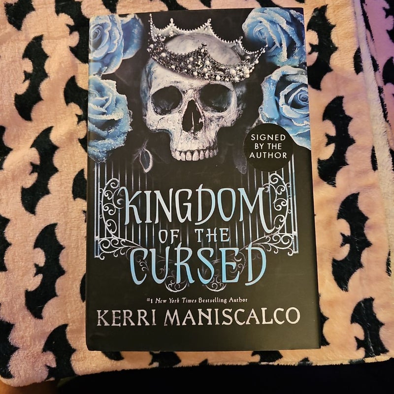 Kingdom of the Cursed signed Waterstones