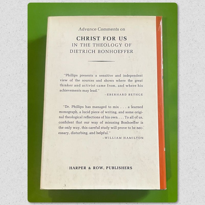 Christ for us in the Theology of Dietrich Bonhoeffer