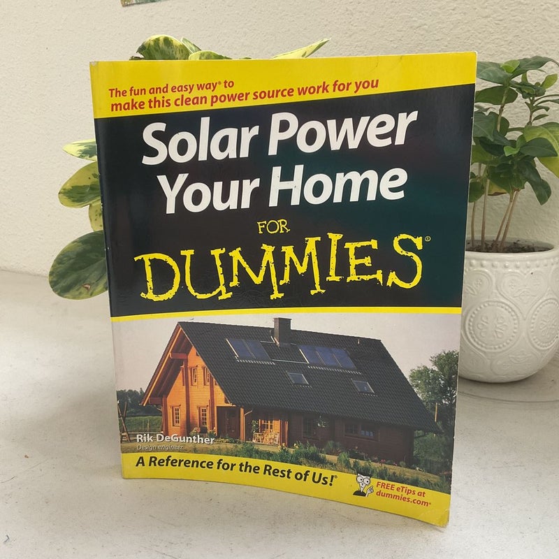 Solar Power Your Home for Dummies