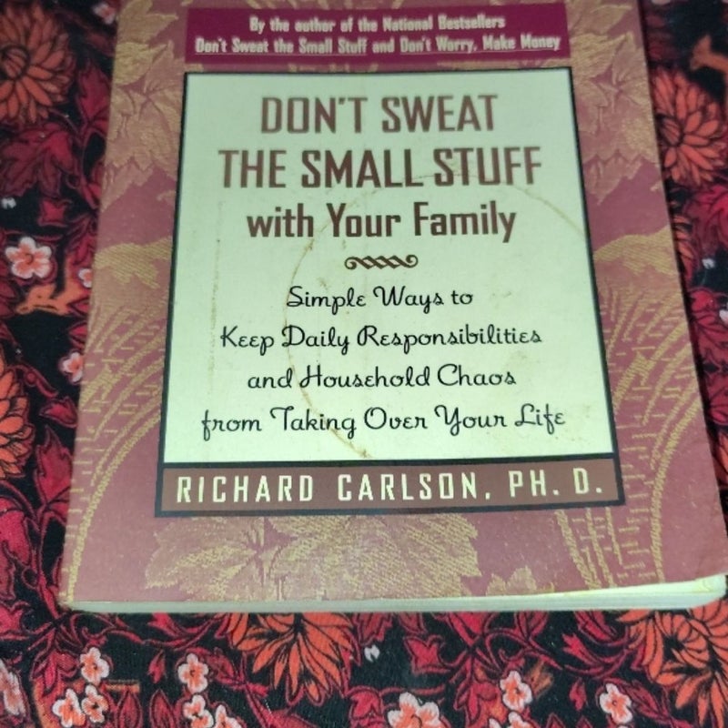 Don't Sweat the Small Stuff Book Set by Richard Carlson – 2-Paperback Bundle