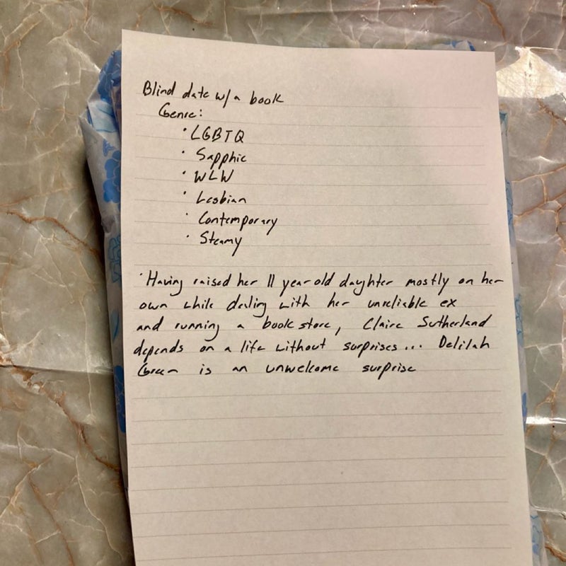 Blind date with a book (lgbtq, sapphic, steamy romance)