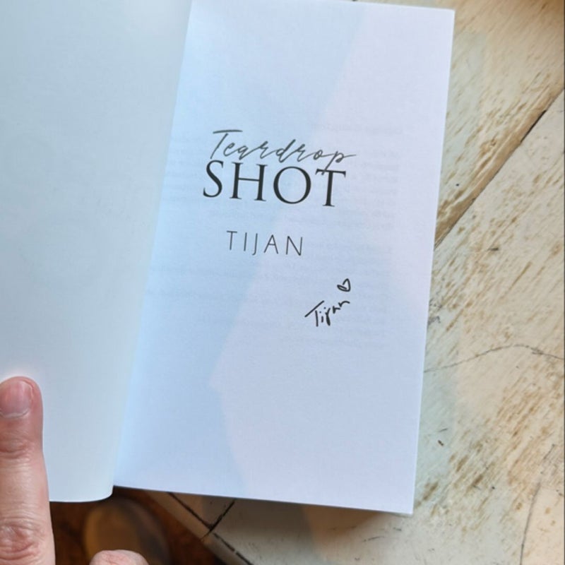 Cover to Cover Teardrop Shot