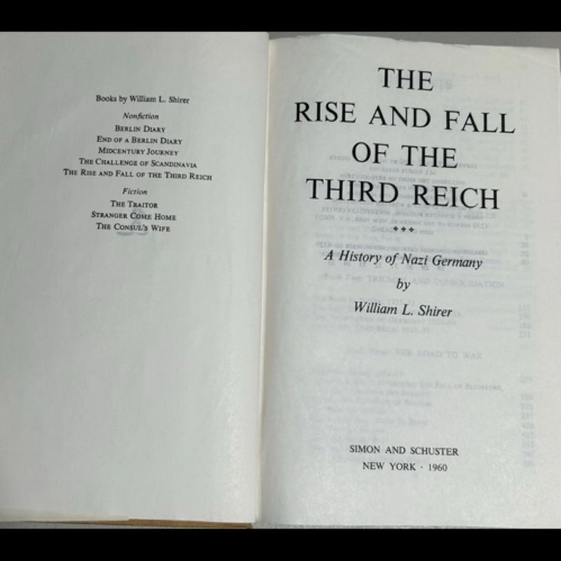 The Rise and Fall of the Third Reich