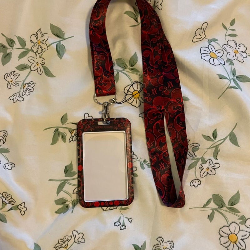 Fairyloot Vampire Academy Card Holder w/ Lanyard