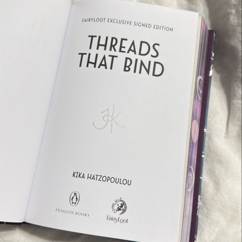 Threads That Bind by Kika Hatzopoulou - Fairyloot Edition