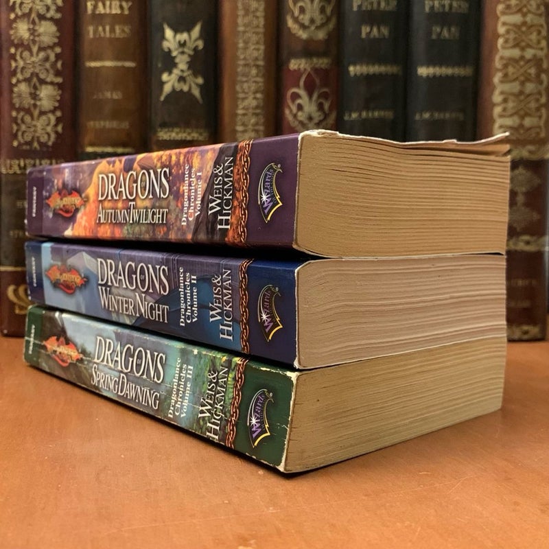 DragonLance: Complete Chronicles Trilogy 1-3: Dragons of Autumn Twilight, Dragons of Winter Night, Dragons of Spring Dawning