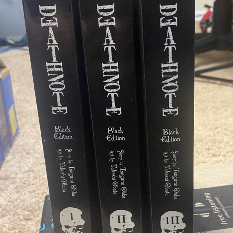 Death Note Black Edition, Vol. 1, 2, & 3