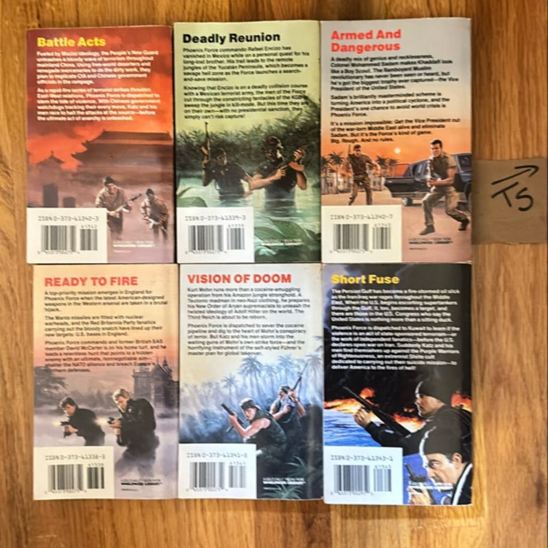 Missile Menace plus 5 more by Gar Wilson