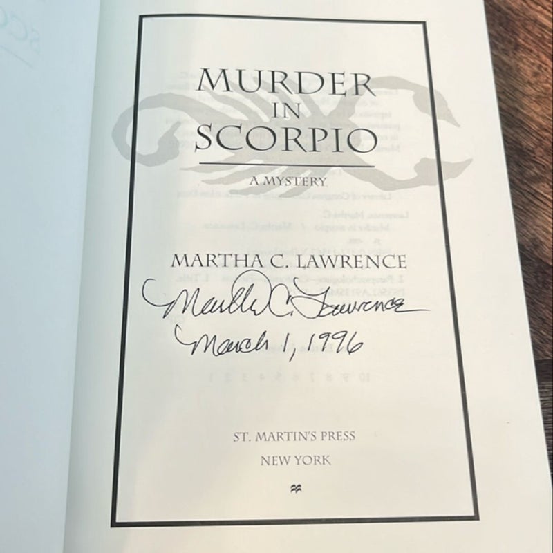 Murder in Scorpio