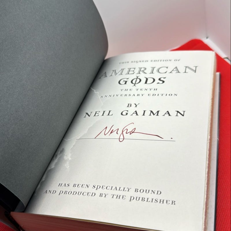 American Gods *SIGNED* 10th Anniversary Edition