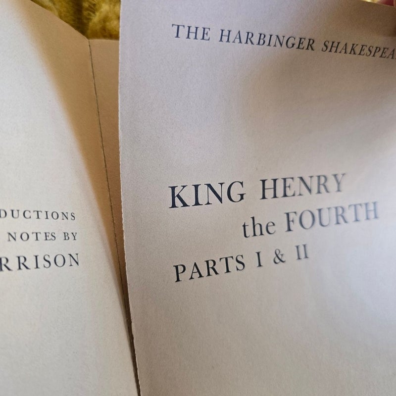 King Henry the Fourth Parts I and II