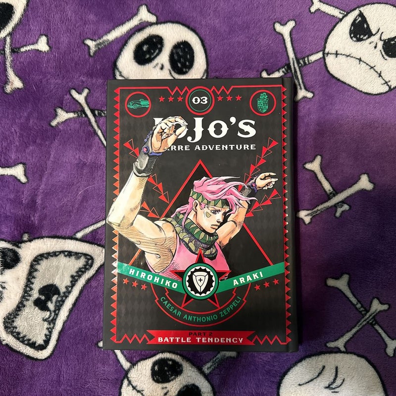 JoJo's Bizarre Adventure Part 2: Battle Tendency Manga Volume 3 (Hardcover)