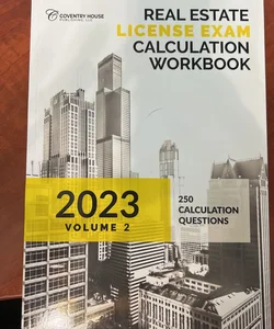 Real Estate License Exam Calculation Workbook
