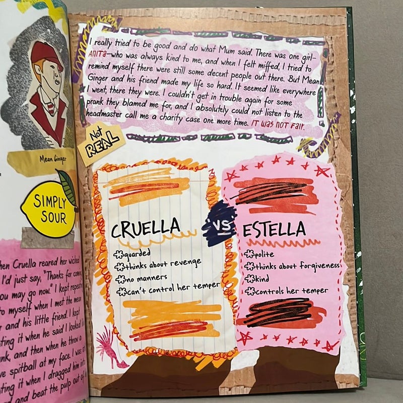 ディズニー　クルエラ　スケッチブック Cruella's Sketchbook by Disney Books