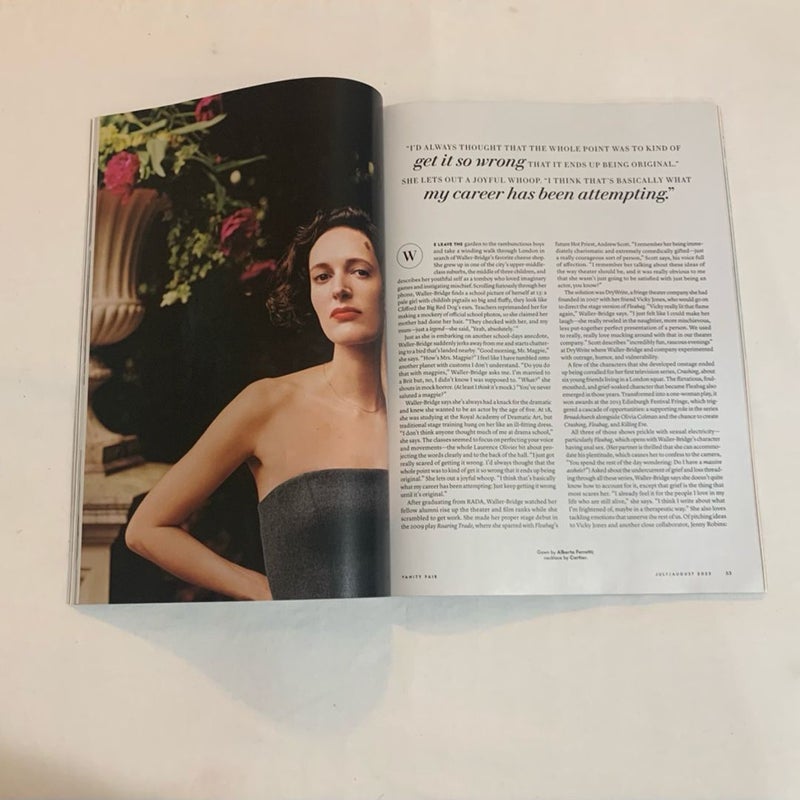 Vanity Fair Phoebe Waller-Bridge “Has Date Destiny” Issue July/August 2023 Magazine