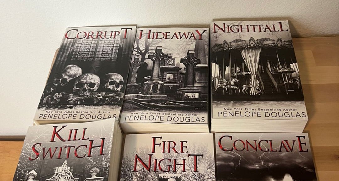 Devils Night series paperbacks full set including novellas by Penelope  Douglas, Paperback