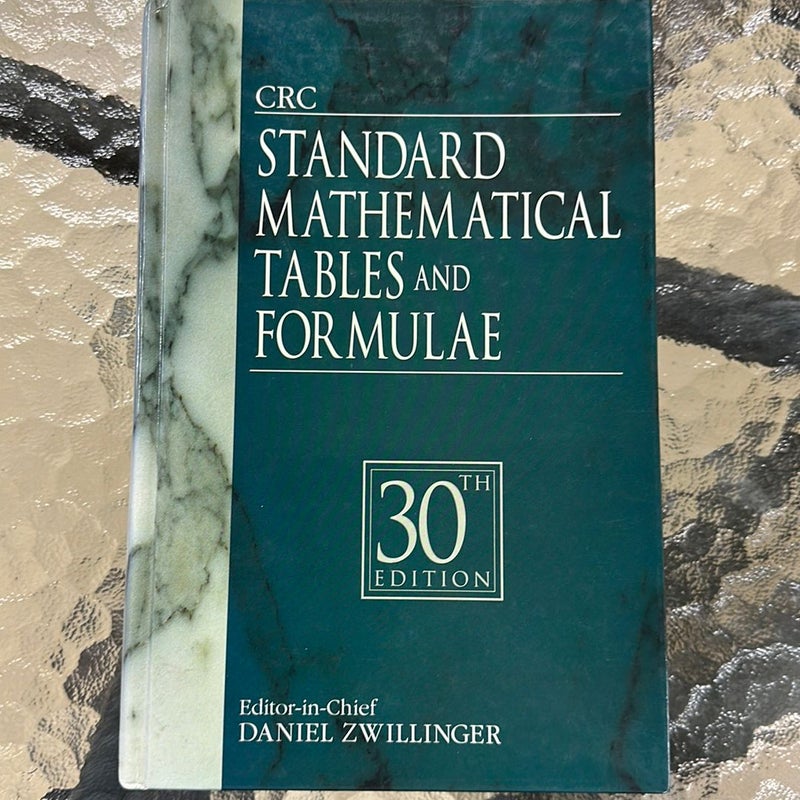 Standard Mathematical Tanles and Formulae 