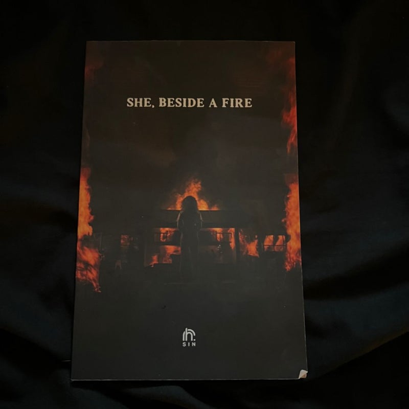 She, Beside a Fire