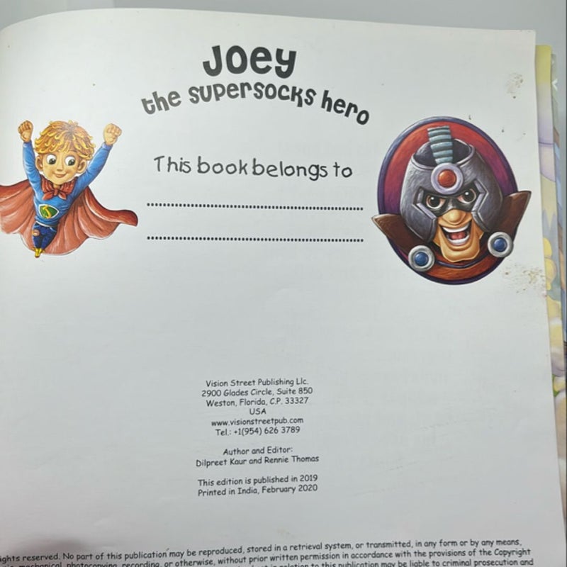 Joey the Supersocks Hero