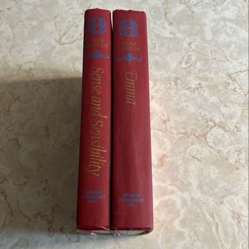 Emma and Sense & Sensibility bundle of books