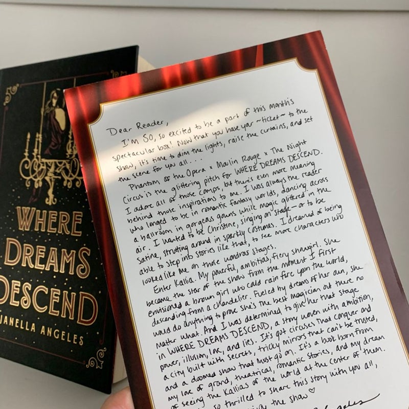 Where Dreams Descend (SIGNED Owlcrate)