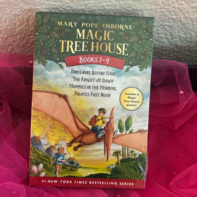 Magic Tree House Books 1-4 Boxed Set