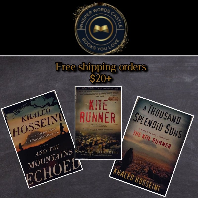 Khaled Hosseni 3 Book Bundle!