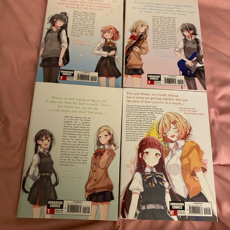 Whisper Me a Love Song manga bundle volumes 1-4 