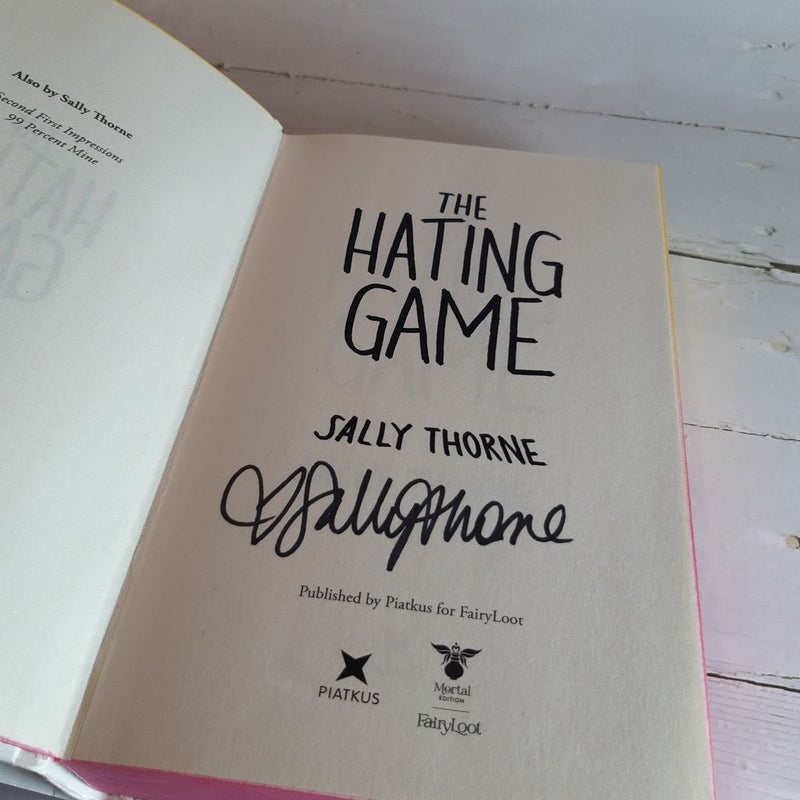 The Hating Game (Fairyloot edition, signed)