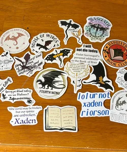 Fourth Wing Stickers 3
